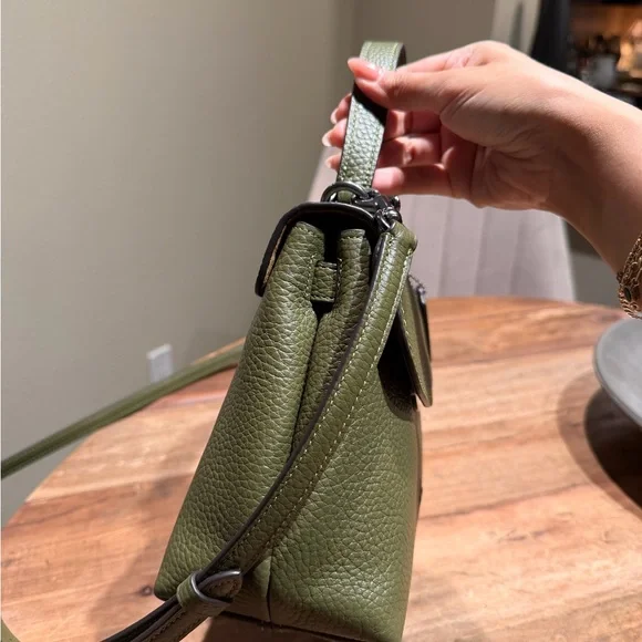 Coach Olive Green Emery Top Handle Satchel - Picture 3 of 15